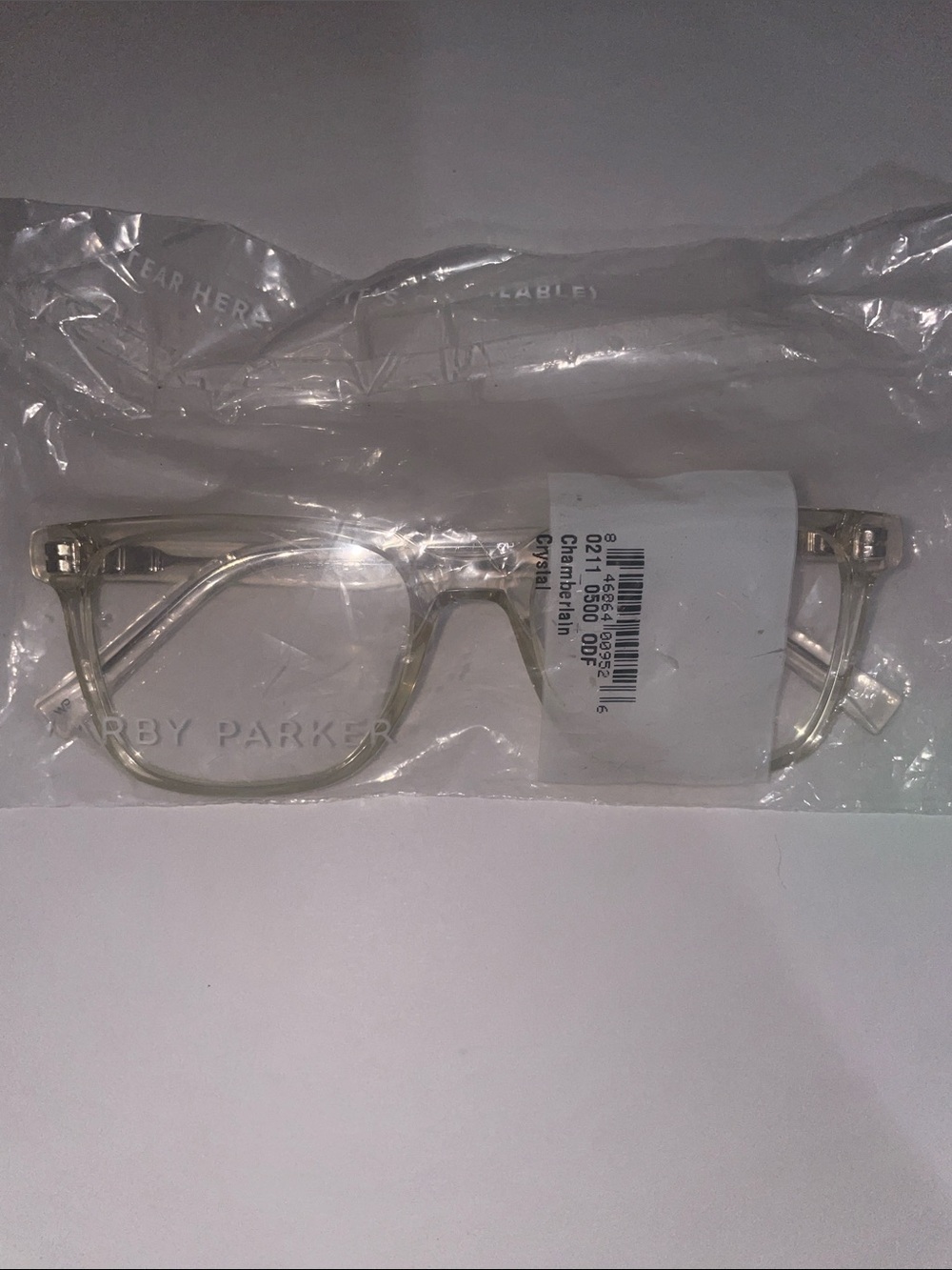 Warby Parker chamberlain crystal